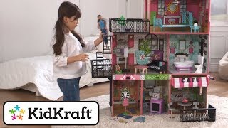 Brooklyns Loft Dollhouse Toy demo by KidKraft [upl. by Gurias95]