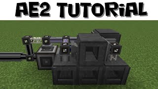 Super Compact Inscriber Processor AutoCrafting Setup  Applied Energistics 2 Tutorial [upl. by Warfourd765]