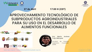 Aprovechamiento tecnológico de subproductos agroindustriales para su uso en el desarrollo de [upl. by Esch]