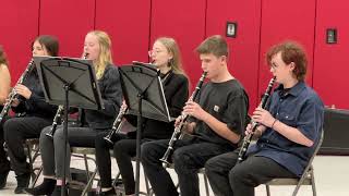 8th Grade Middle School Band performing in the gym for 35 graders [upl. by Knudson164]