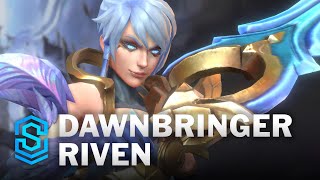 Dawnbringer Riven Wild Rift Skin Spotlight [upl. by Oona]