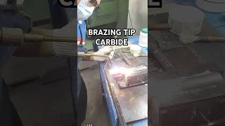 Brazing Tip Carbide brazing welding shortvideo [upl. by Naelcm336]