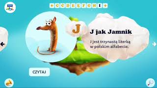 Lets Play • Telewizyjne Abecadło • dla dzieci po Polsku Nauka liter abc bajka Gry dla dzieci [upl. by Ainna143]