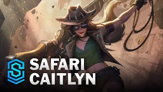 Safari Caitlyn 2021 ASU Skin Spotlight  League of Legends [upl. by Rauscher]