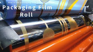 packaging film roll How is the packaging film printed  What is Rotogravure Printing [upl. by Stucker]