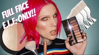 FULL FACE USING ONLY ELF PRODUCTS  Jeffree Star [upl. by Bashemath]