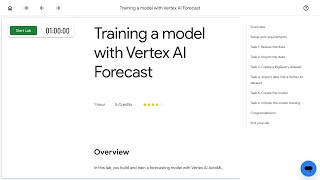 Training a model with Vertex AI Forecast [upl. by Arymat463]