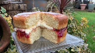 Victoria sponge cake recipe  Gluten Free  Vegan  Breakfast  Easy  Quick  Dessert  Buttercream [upl. by Aguste]