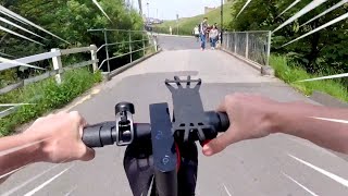 Xiaomi M365 Pro Electric Scooter Review with DJI Action Camera  SO MUCH FUN [upl. by Messab]