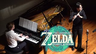 Mipha Court  Zelda Tears of the Kingdom  Flute and Piano [upl. by Emili]