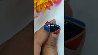 Nailart with using striping tape 💅nailart trending diy naildesign nailicious nails [upl. by Coyle162]