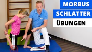 Morbus Schlatter ÜBUNGEN gegen Knieschmerzen bei Kindern amp Jugendlichen ▶ SOFORT anwendbar [upl. by Hgielanna95]