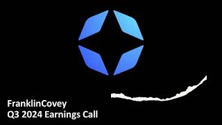 Franklin Covey NYSE FC  Q3 2024 Earnings Call [upl. by Hurff]