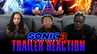 SHADOW IS HERE  Sonic the Hedgehog 3 Movie Trailer Reaction [upl. by Gerhan811]