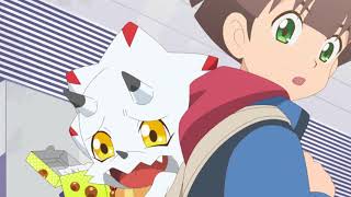 Adorable Gammamon being baby is Kaus Digimon Ghost Game episode 7 [upl. by Strickland232]