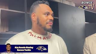 Hear from Ravens T Ronnie Stanley after the Ravens 2720 loss vs the Kansas City Chiefs [upl. by Ahsimal]