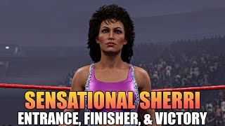 WWE 2K24  Sensational Sherri Entrance Finisher amp Victory Post Malone amp Friends Pack [upl. by Tolland]