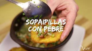 Receta Sopaipillas con pebre [upl. by Eenobe]