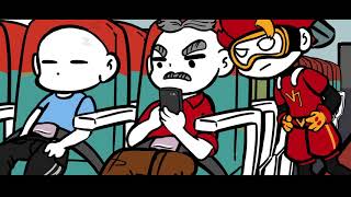 VIETJET AIRLINE SAFETY VIDEO  2D ANIMATION [upl. by Ylecic]