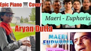 Maeri Aryan Dutta  Piano  Palash Sen  Euphoria  Hindi  Instrumental [upl. by Athelstan]