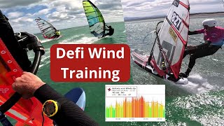 Last Defi Wind training in again 3040 knots and even 47 gust [upl. by Akimik]