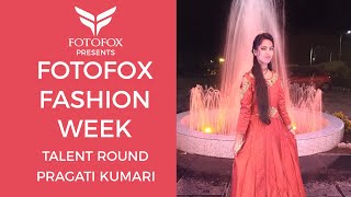 Pragati Kumari  Talent Round  Fotofox Fashion Week  Miss India 2020  Jharkand [upl. by Tychon]