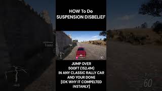 Forza Horizon 5 HOW To Do SUSPENSiON DiSBELiEF [upl. by Heiner]