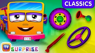 ChuChu TV Classics  Wheels On The Bus  New York City  Surprise Eggs Nursery Rhymes [upl. by Penman]