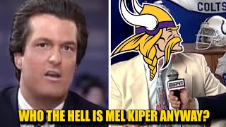 Mel Kiper Jr Turns Heel on Minnesota Vikings Draft Class 🤔🤔🤔 [upl. by Kristianson]