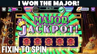 💰 I WON the MAJOR on Crown of Fire 👑 LuckyLand Slots [upl. by Ititrefen]