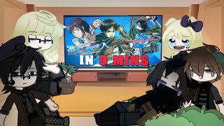 • Aftons react to aot in 9 minutes • [upl. by Adnomar476]