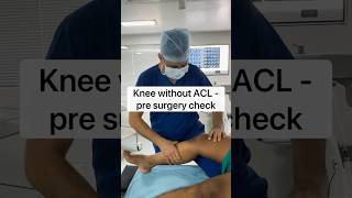 What happens if knee has no ACL  acltear shorts [upl. by Anaujit442]