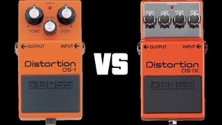 Boss DS1 vs DS1X Bass Demo [upl. by Alethia]