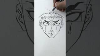 How To Draw Gyomei Himejima the Stone Hashira【鬼滅の刃】shorts demonslayer 鬼滅の刃 [upl. by Adnana]