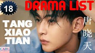 唐晓天 Tang Xiao Tian  Drama List  Tang Xiaotian s all 18 dramas  CADL [upl. by Alehc]