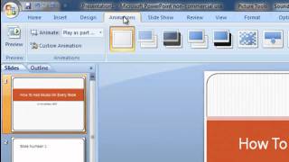 How To Add Music On Every Slide In Powerpoint [upl. by Nisior]