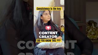 CONSISTENCY IS THE KEY CREATOR ytshorts shorts contentcreation influencer creator socialmedia [upl. by Jennie]