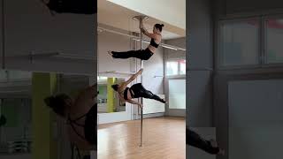 Pole Trick Tutorial Pole Double Circle Beginner [upl. by Kcirded]