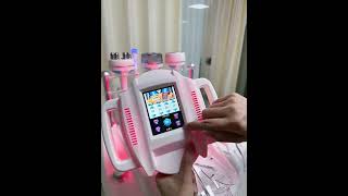 D016 Desktop V10 Vacuum Cavitation RF Laser Body Slimming Machine Operation Video [upl. by Ecienal358]