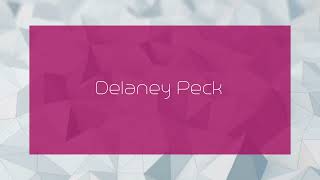 Delaney Peck  appearance [upl. by Simara819]