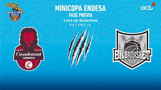 🔴 DIRECTO Casademont Zaragoza  Fundación Bilbao Basket  Fase Previa Minicopa Endesa 202223 [upl. by Nnaerb753]