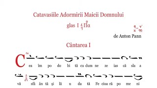 Catavasiile Adormirii Maicii Domnului glas 1 de Anton Pann [upl. by Edette]