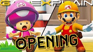 Super Mario Maker 2  Story Mode Opening Cutscene [upl. by Atinoj953]