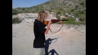 Kids First shot with Mosin Nagant [upl. by Eseyt]