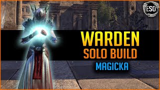 🌼Magicka Warden Solo Build PvE🌼  ESO Elder Scrolls Online [upl. by Jonati]