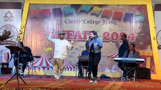 Ve dhola sada dil by Nadia Hashmi  Sir Zulfqar dance  Music Concert 🎶  Ccj Funfair 2024 [upl. by Suirrad]