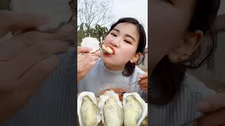 Steaming oysters asmr mukbang [upl. by Bunting]