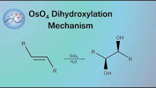 OsO4 Osmium Tetroxide Dihydroxylation Mechanism  Organic Chemistry [upl. by Allveta]