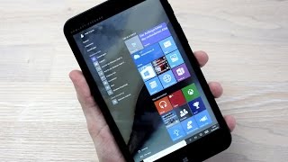 Windows 10 auf dem HP Stream 7 Tablet ausprobiert Deutsch  InstantMobile [upl. by Atilehs468]