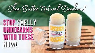 BEST DIY DEODORANT For BODY ODOR Homemade Natural Deodorant Recipe [upl. by Sellihca]